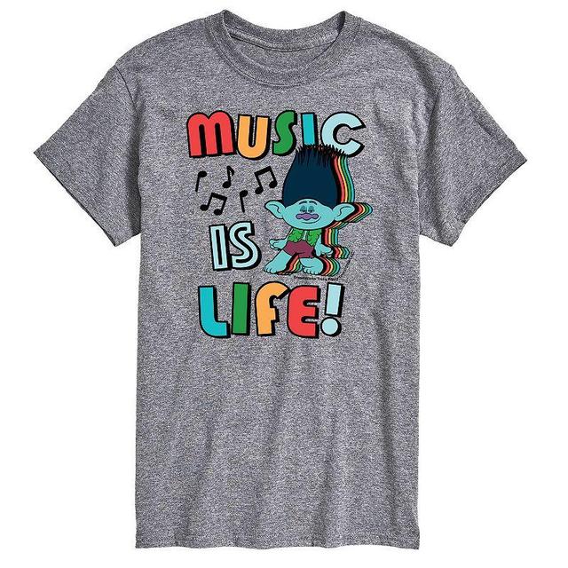 Mens Trolls Music Is Life Tee Product Image