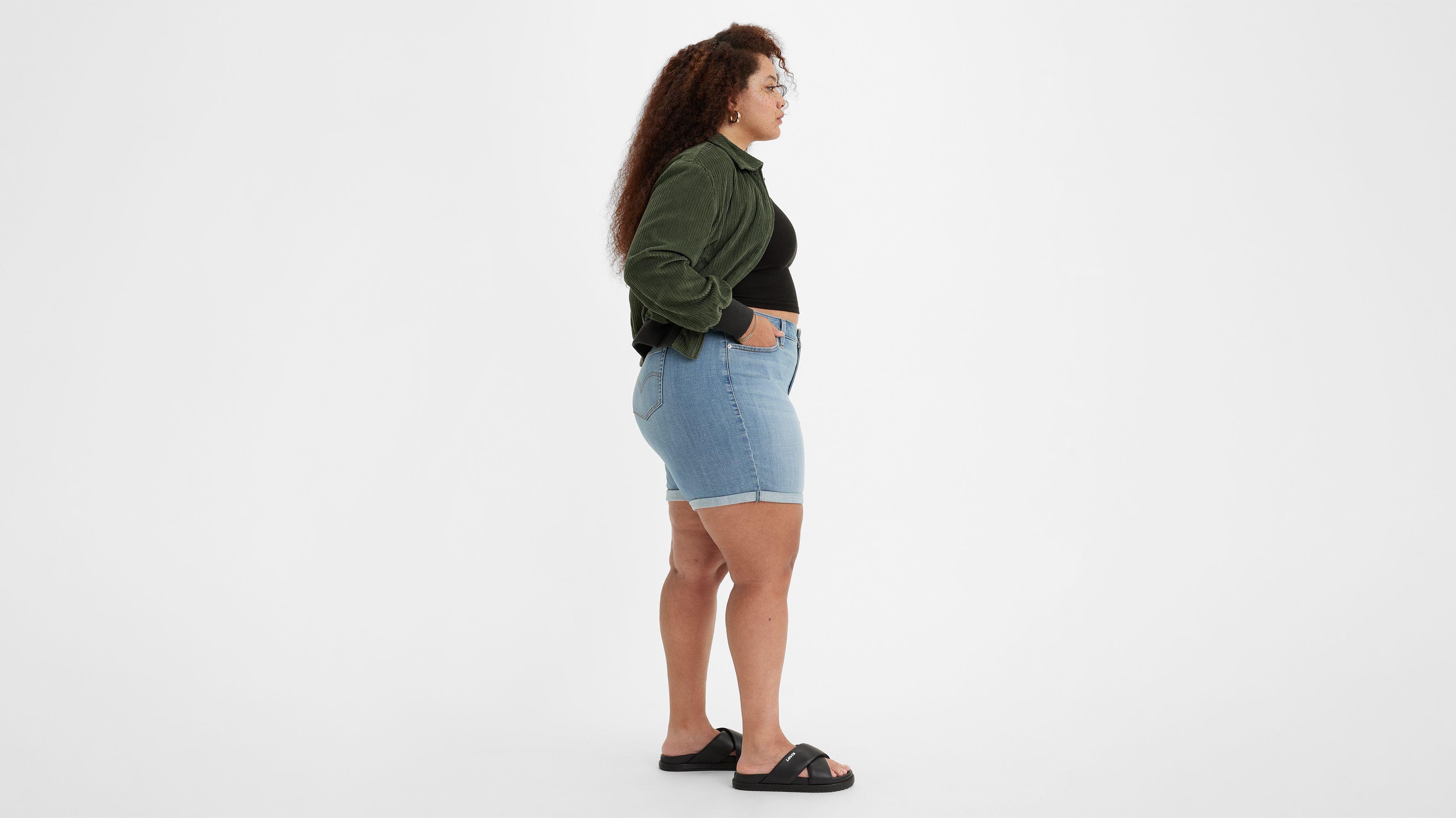 Mid Length Women's Shorts (Plus Size) Product Image