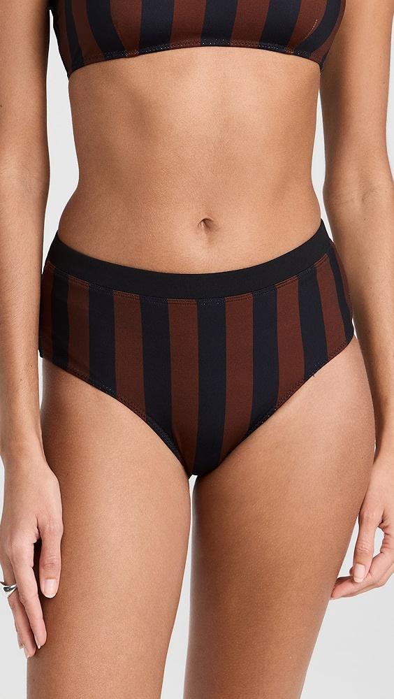 STAUD Devon High Rise Bikini Bottoms | Shopbop Product Image