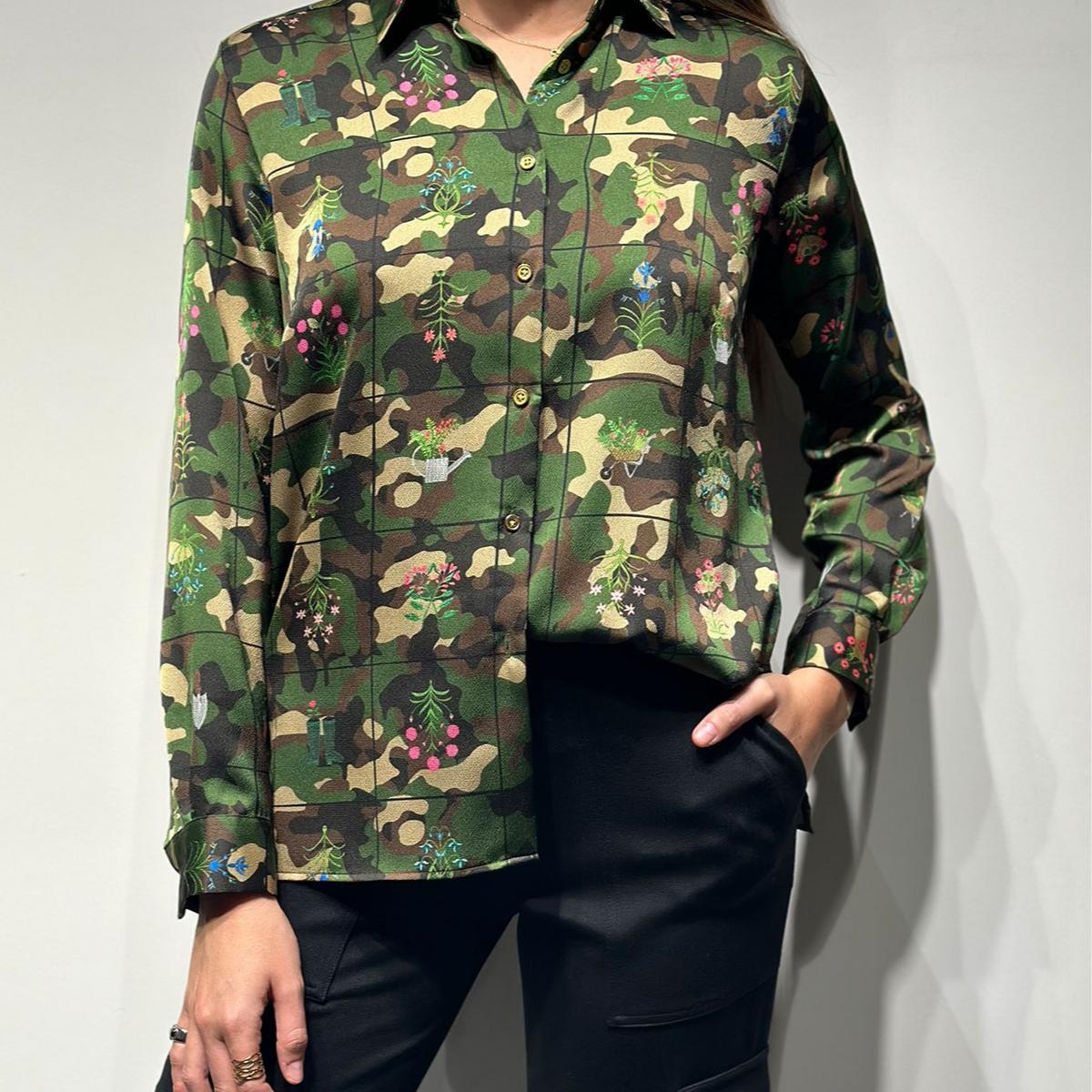 Camouflage Flower Shirt product image