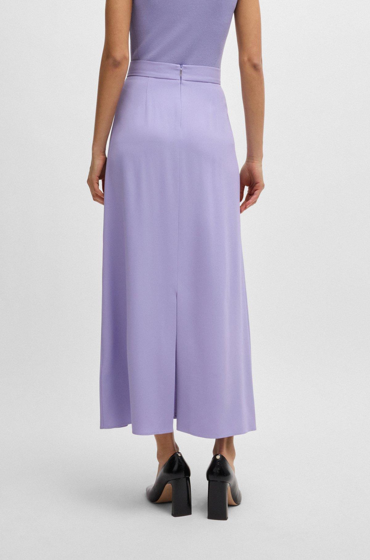 Maxi skirt with plissé detail Product Image