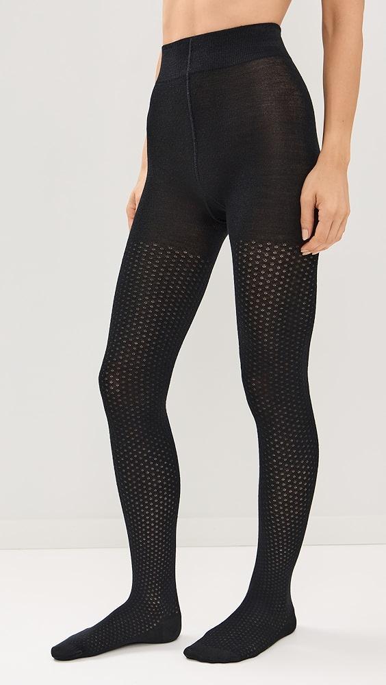 Wolford Merino Dot Tights | Shopbop Product Image