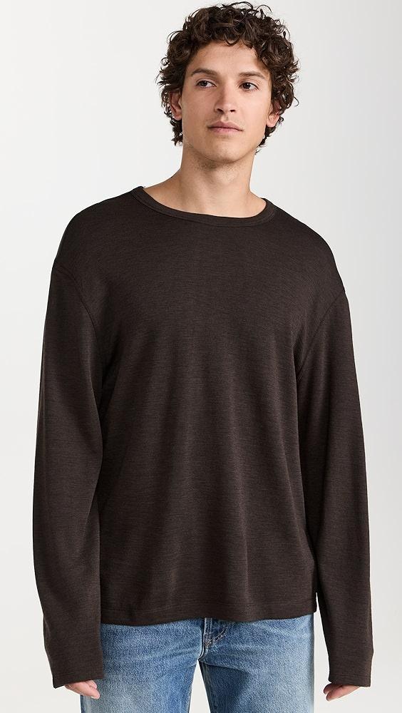 Officine Generale Benny Double Face Felted Wool Tee | Shopbop Product Image