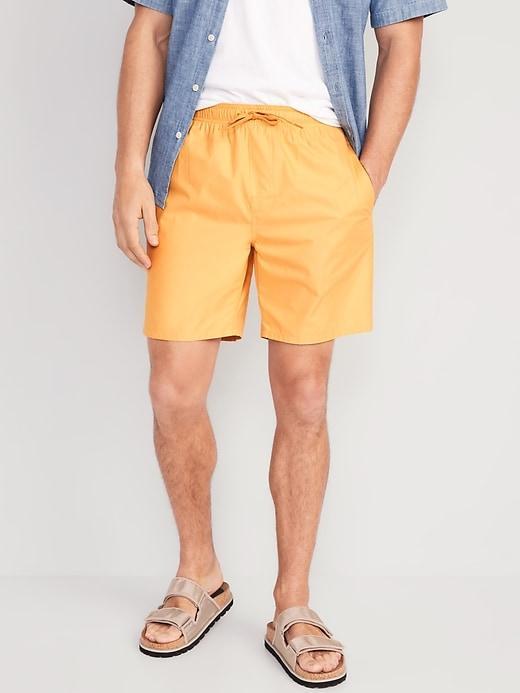 Solid Swim Trunks -- 7-inch inseam Product Image