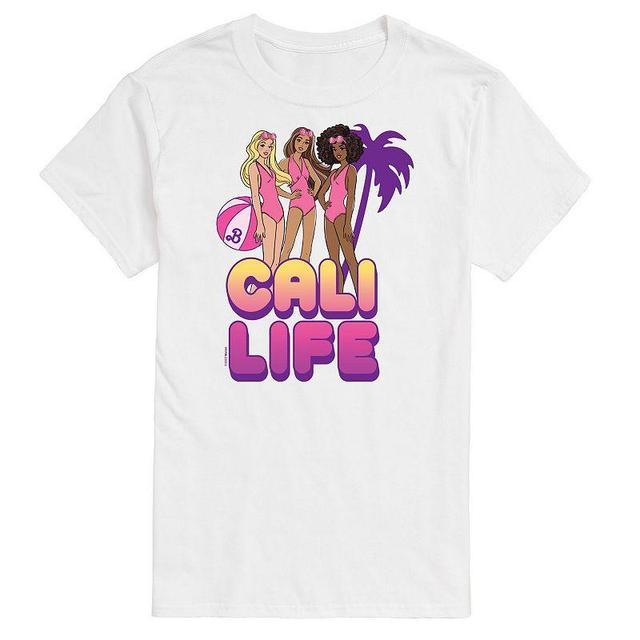 Big & Tall Barbie Cali Life Graphic Tee, Mens Product Image