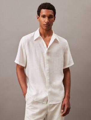 Textured Classic Button-Down Shirt Product Image