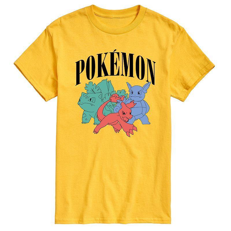 Mens Pokemon Charmeleon Ivysaur Wartortle Graphic Tee Product Image