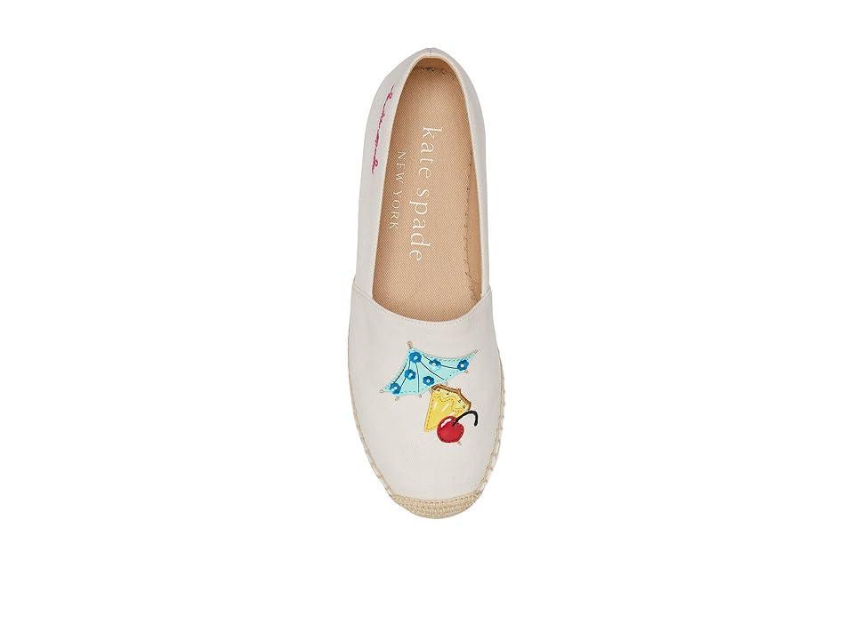 Kate Spade New York Tiki Time Espadrilles (Cream) Women's Flat Shoes Product Image