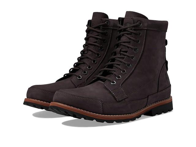 Timberland Original Leather 6 Boot (Dark Nubuck) Men's Boots Product Image