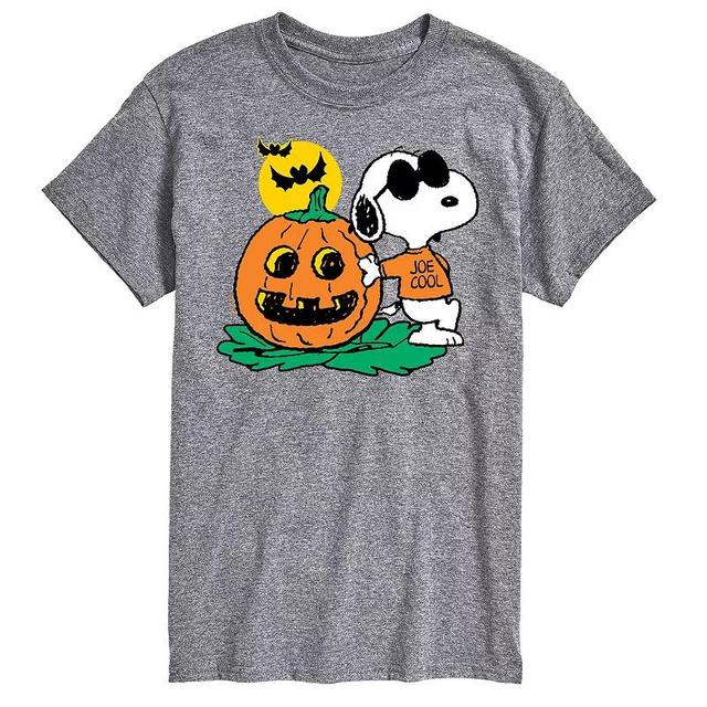 Big & Tall Peanuts Joe Cool Pumpkin Tee, Mens Product Image