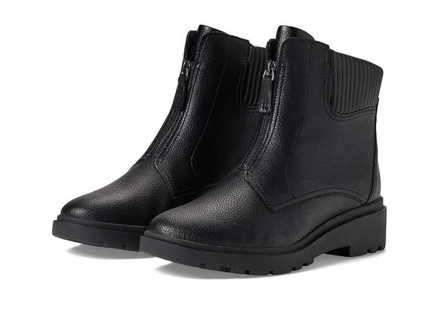 Clarks Calla Zip Leather) Women's Boots Product Image