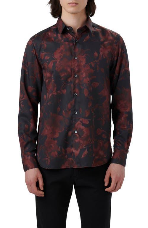 Bugatchi Julian Floral Print Button-Up Shirt Product Image