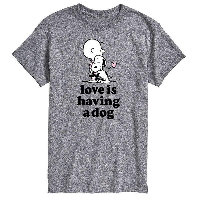 Mens Peanuts Love Is Having Dog Tee Product Image