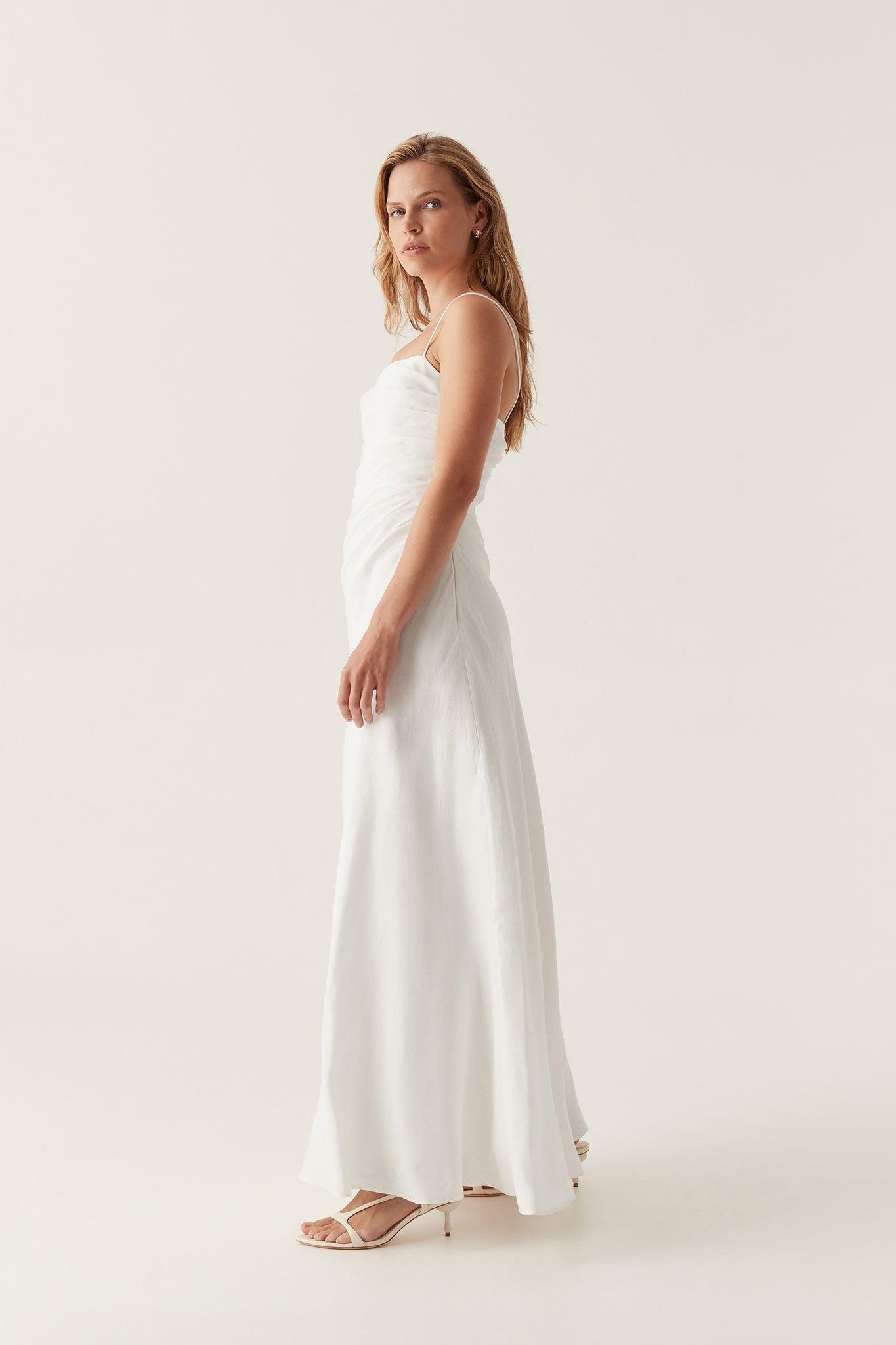 Clarice Draped Maxi Dress Product Image