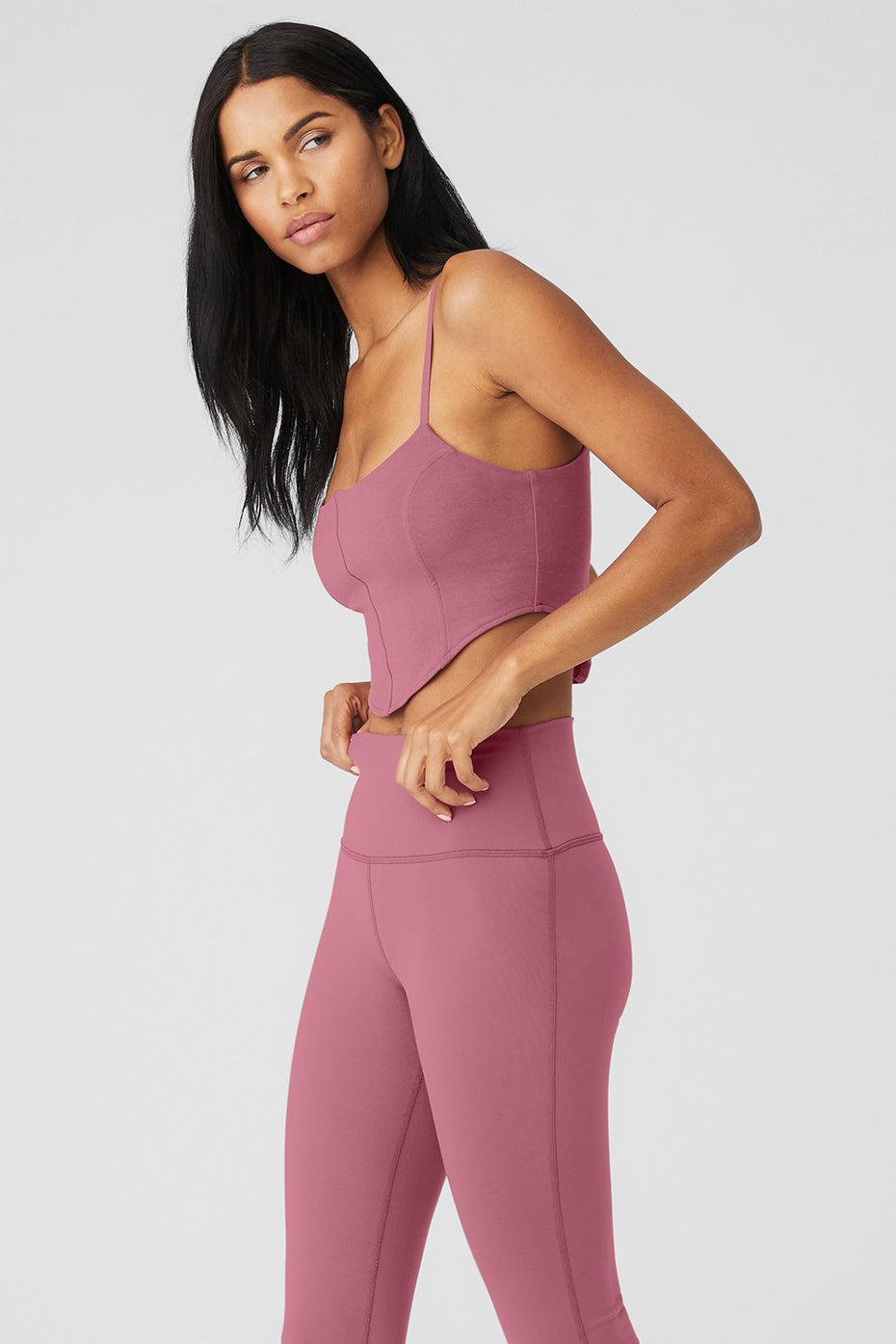 Alo Yoga | Soft Sculpt Bra Tank Top Pink Product Image