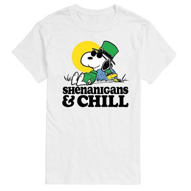 Mens Peanuts Shenanigans Chill Graphic Tee Product Image