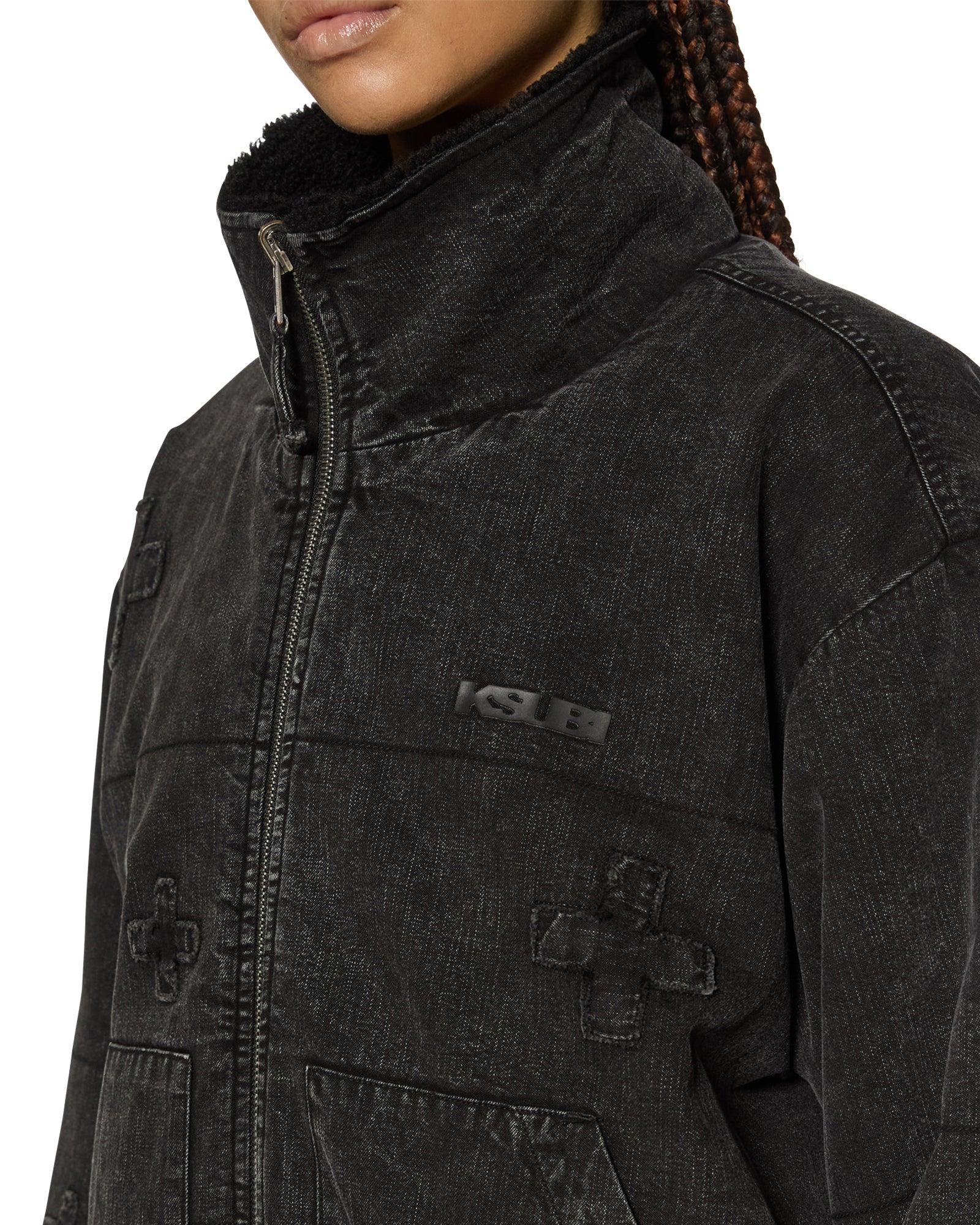 REVERSIBLE PUFFER JACKET NOIR KRAFTWERK/BLACK Female Product Image