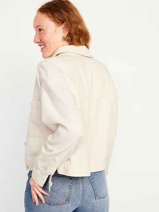 Crop Utility Jacket Product Image