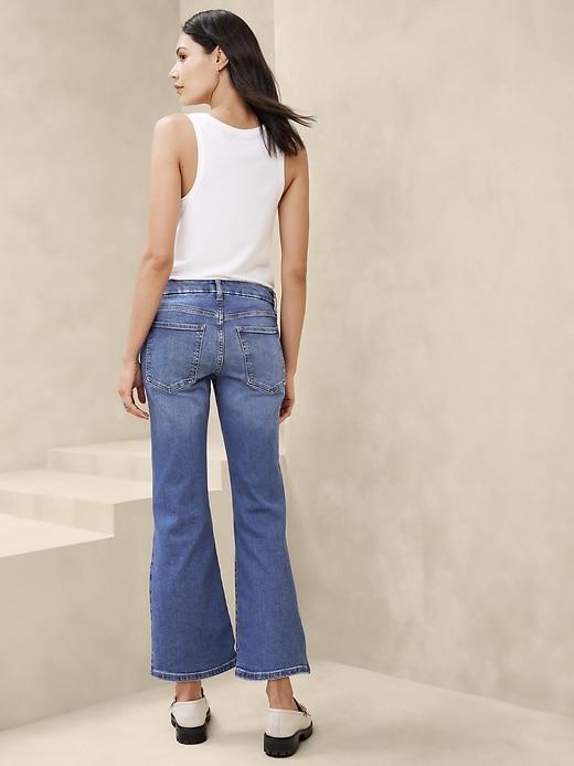 Low-Rise Bootcut Crop Jean Product Image