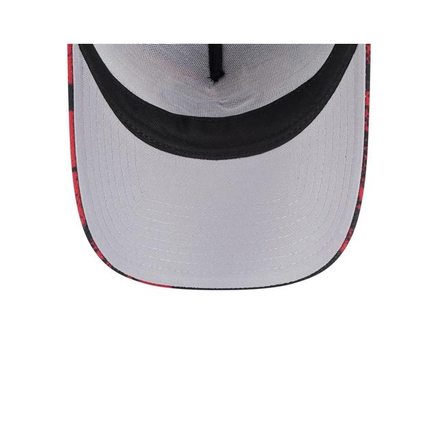 Miami Heat 2024 Tip-Off 9FORTY A-Frame Trucker Hat Male Product Image