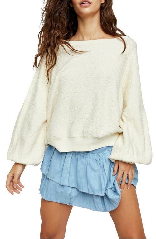 Free People Found My Friend Boucl Pullover Product Image