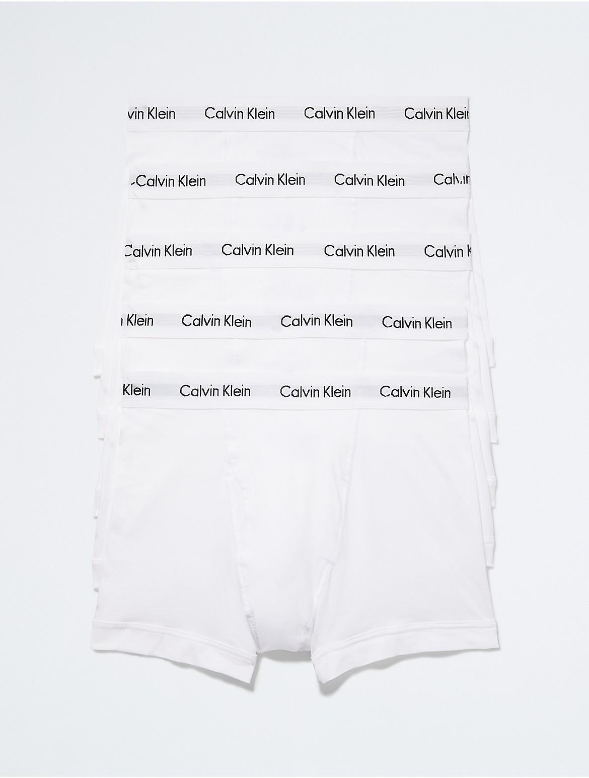 Calvin Klein Men's Underwear Cotton Stretch 4 Pack Low Rise Trunks Black) Men's Underwear Product Image