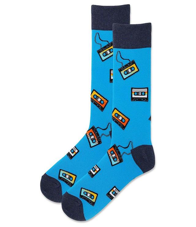 Hot Sox Cassette Tape Crew Socks Product Image