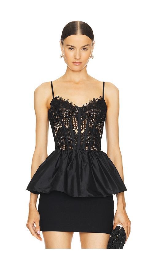 Peplum Bustier Top Product Image