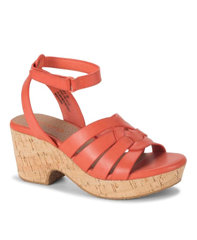 Baretraps Women's Bonita Wedge Sandal, Red, 7.5 Product Image