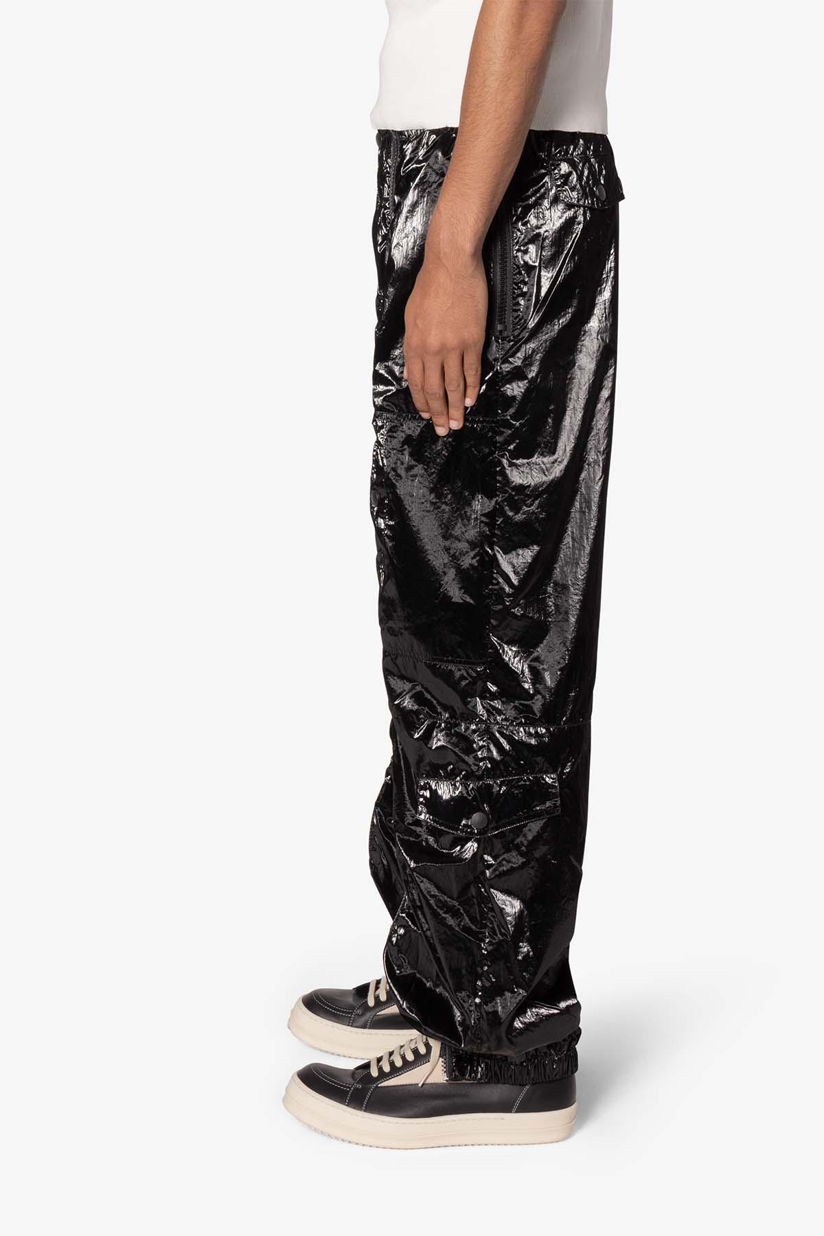 Ruffled Jogger Pants - Black Product Image