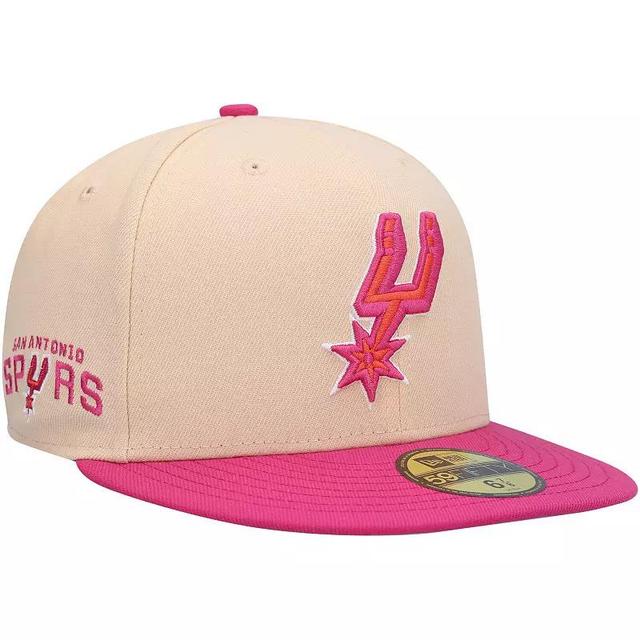 Mens New Era /Pink San Antonio Spurs Passion Mango 59FIFTY Fitted Hat Product Image