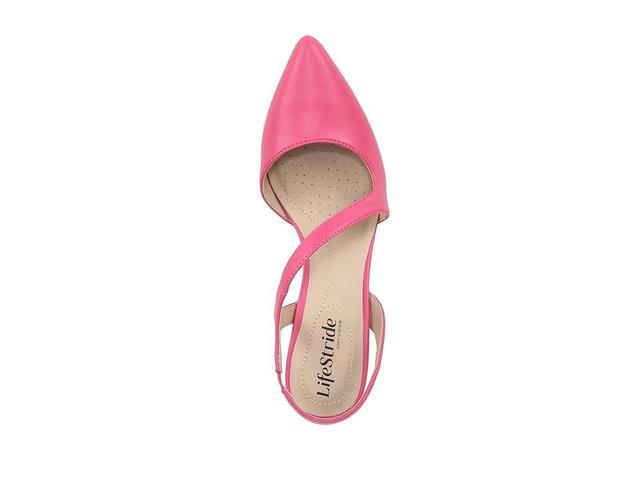 LifeStride Santorini Womens Slingback Heels Pink Product Image