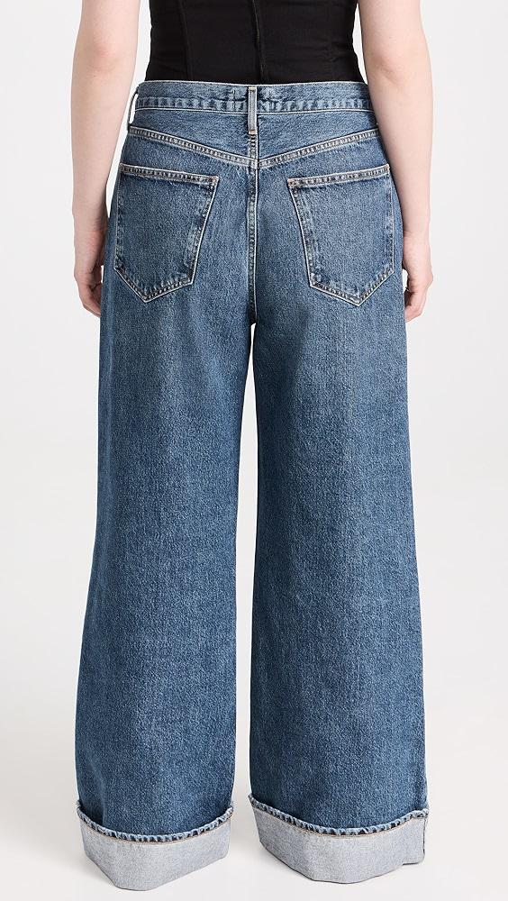 AGOLDE Dame High Rise Wide Leg Jeans | Shopbop Product Image