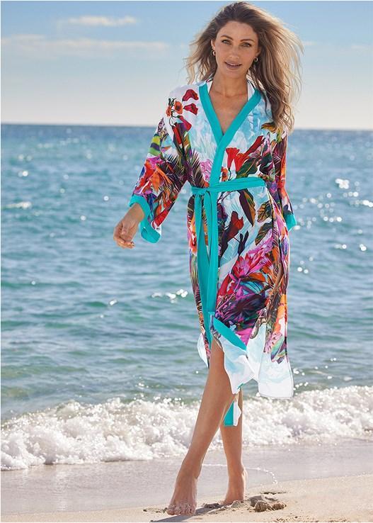 Midi Kimono Cover-Up Product Image