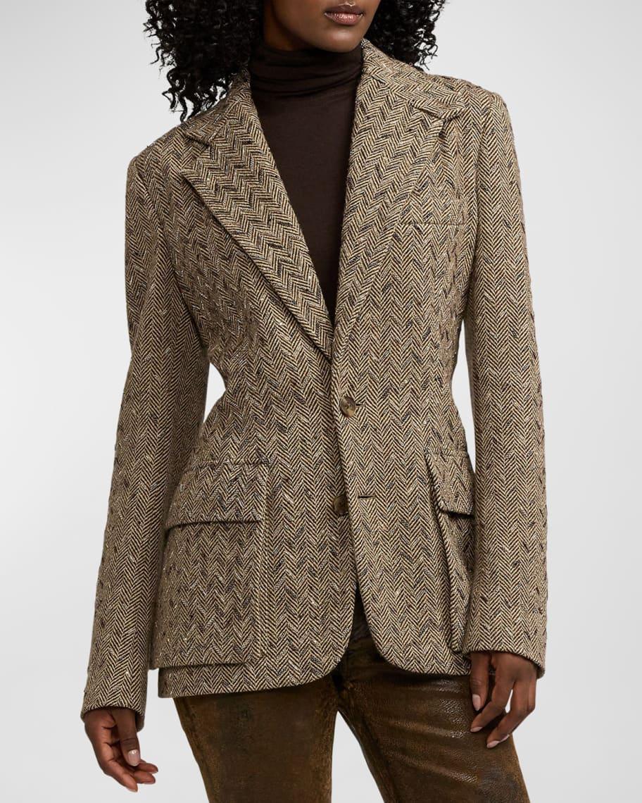 Preston Embellished Herringbone Jacket Product Image