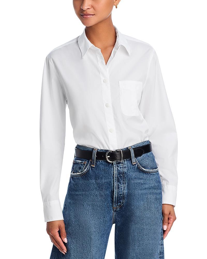 Maxine Classic Button-Front Shirt Product Image