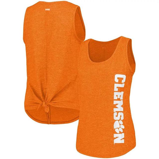 Womens Columbia Clemson Tigers Cades Cape Omni-Wick Tri-Blend Tank Top Product Image