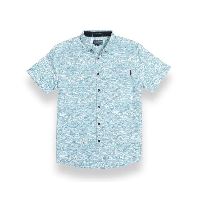 Baja Llama Mens Roll Tides - Light Blue 7-seas Button Up Shirt Product Image