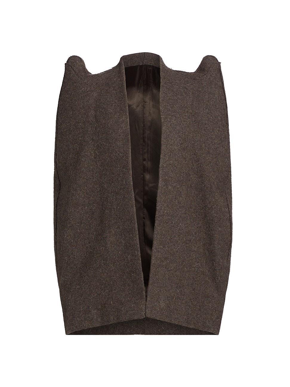 Womens Wool Structured Cape Product Image