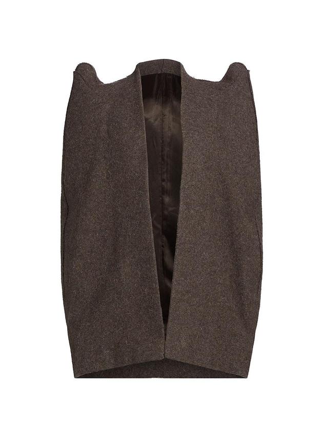 Womens Wool Structured Cape Product Image