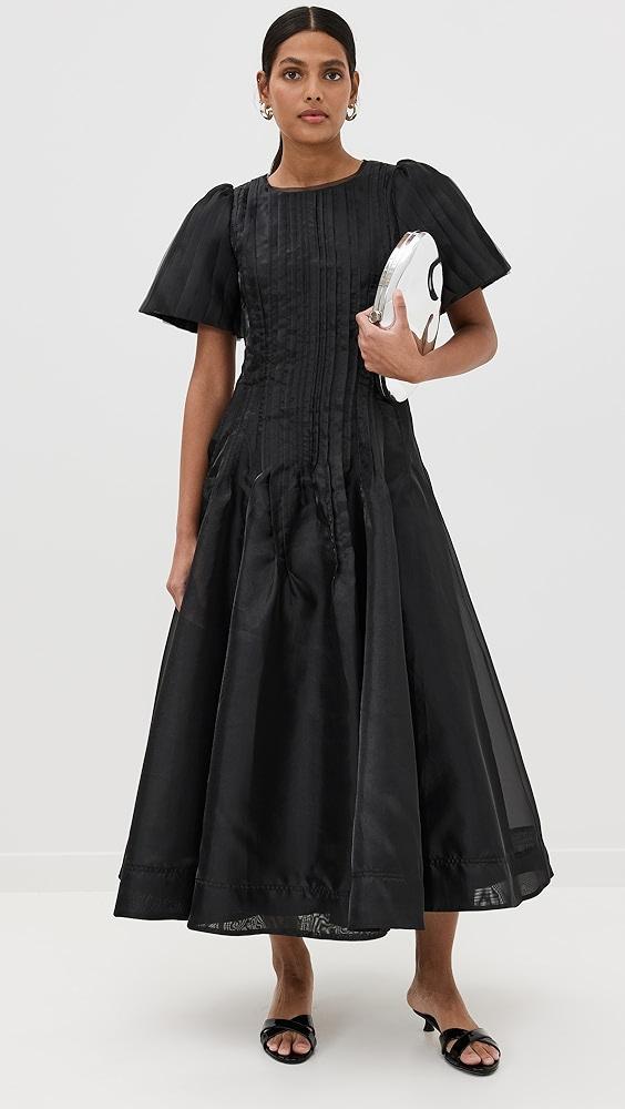 Aje Nova Pleated Midi Dress | Shopbop Product Image