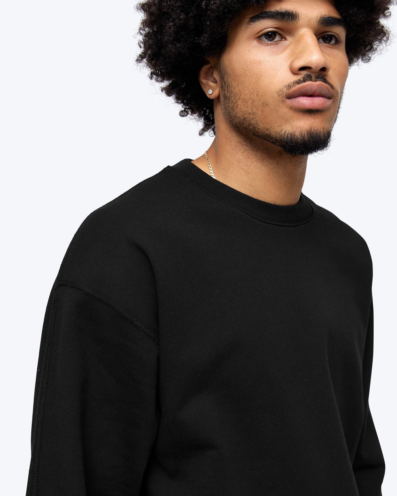 Midweight Terry Relaxed Crewneck - Vault Male Product Image