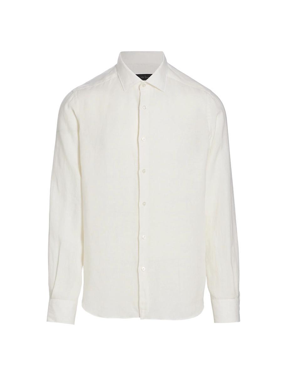 Mens COLLECTION Linen Shirt Product Image