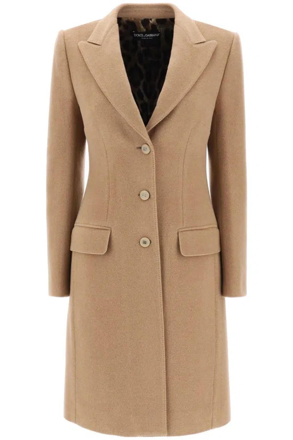 Single-breasted Wool Coat In M0179 product image