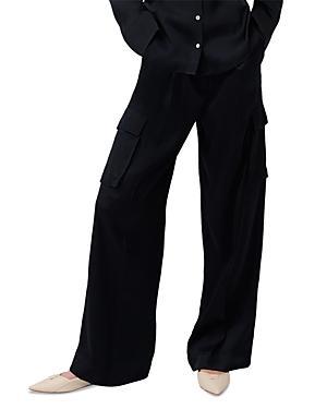 Marella Birillo Satin Cargo Trousers Product Image