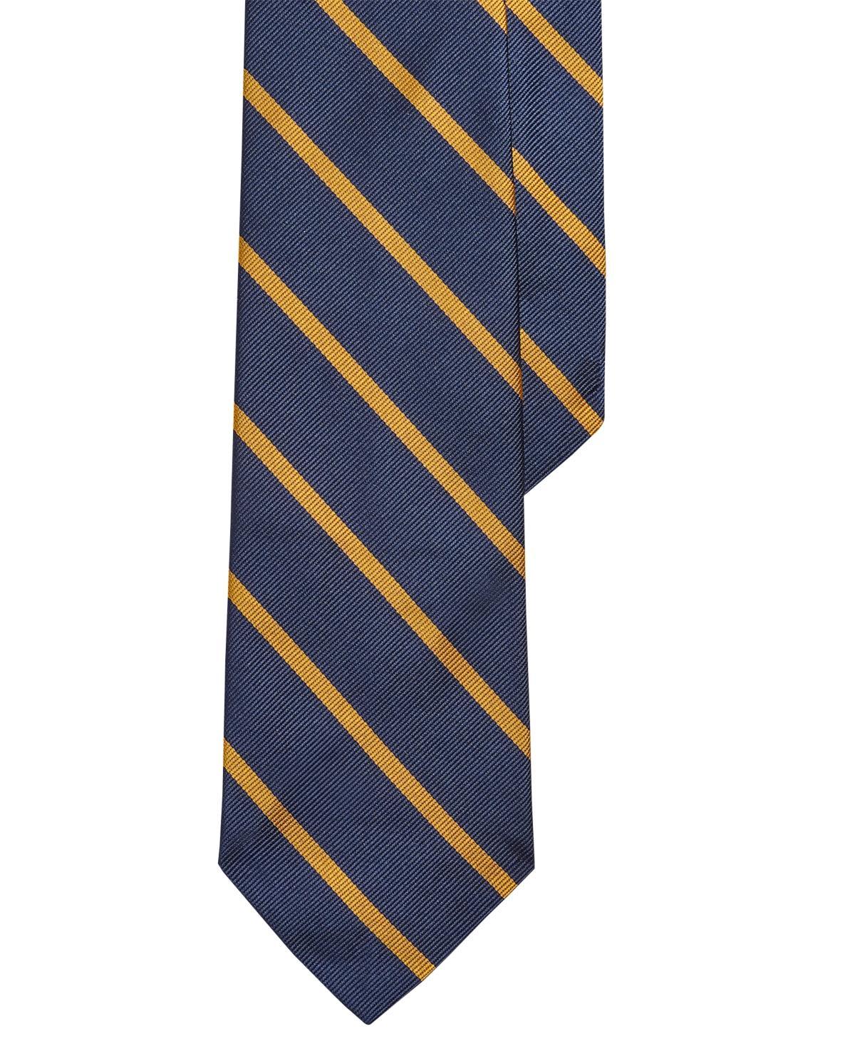 Polo Ralph Lauren Mens Striped Silk Tie - Navy Product Image