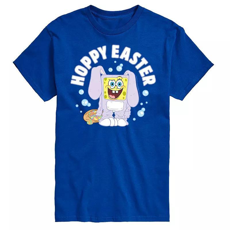 Big & Tall Nickelodeon Spongebob Squarepants Hoppy Easter Graphic Tee, Mens Product Image