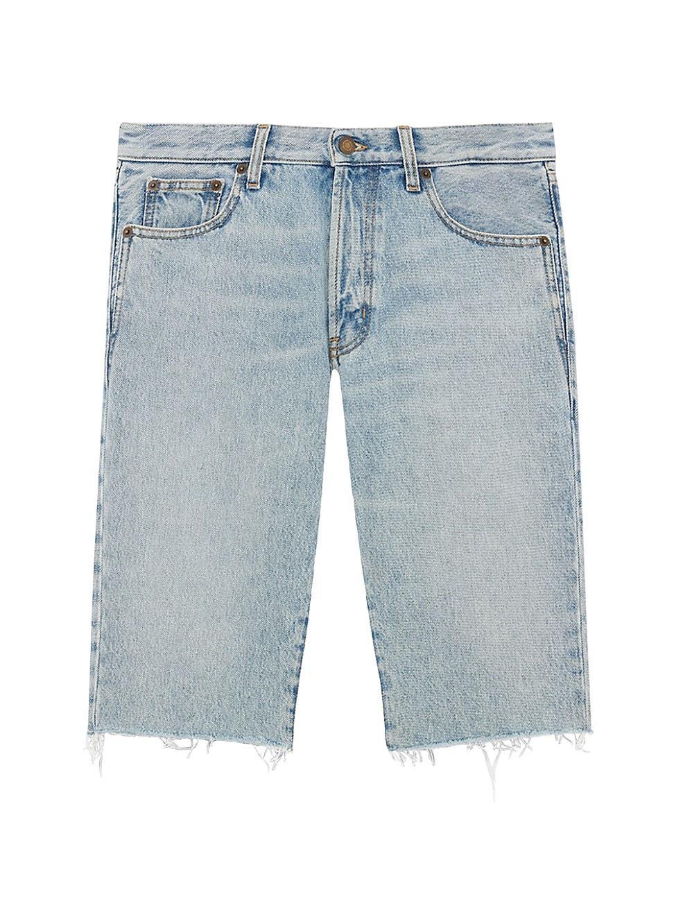 Mens Relaxed Fit Shorts In Tuscon Denim Product Image