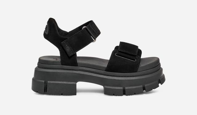 UGG Ashton Leather Ankle Strap Platform Sandals Product Image