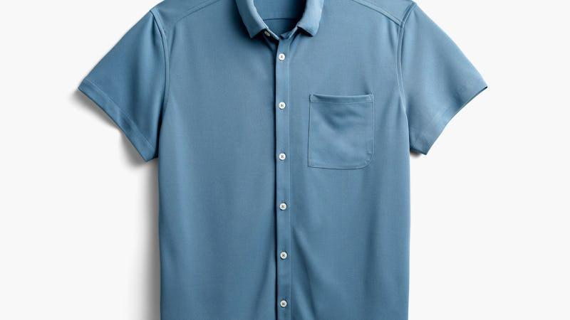 Atlantic Blue Men's Apollo Short Sleeve Sport Shirt Product Image